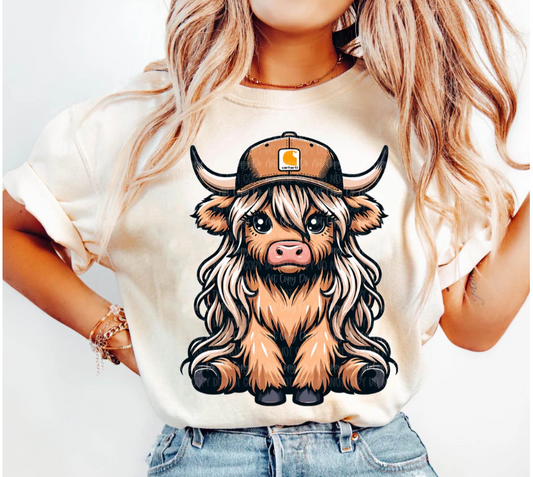 Blonde Highland Cow